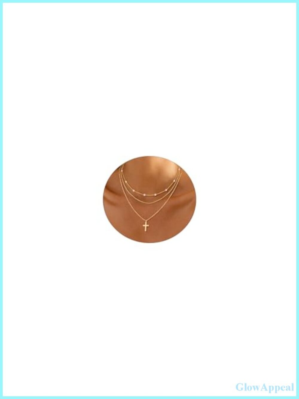 Layered Necklaces for Women Dainty Gold Necklace 14K Gold Plated